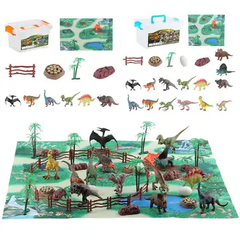 Динозавры Парка Юрского периода, игрушечные животные, джунгли, набор для раскопок динозавров T Rex, развивающие игрушки для мальчиков и девочек для детей от 2 до 4 лет