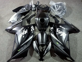 Комплект Мотоциклетных Обтекателей Подходит Для KAWASAKI EX250 Ninja250 EX300 NINJA300 2013 2014 2015 2016 2017 Комплект Кузовных Работ Белый Черный