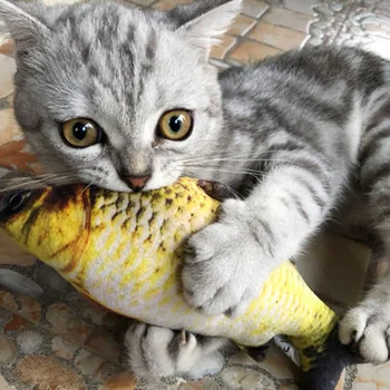 20 см Игрушка-рыбка для кошек в форме рыбы, доска для царапин для кошек, когтеточка, плюшевые игрушки для кошек, игрушки для домашних животных, товары для домашних животных