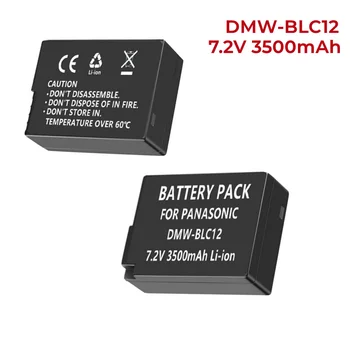 1-5 упаковок аккумуляторов емкостью 3,5 Ач для Panasonic DMW-BLC12, DMW-BLC12E, DMW-BLC12PP и Panasonic Lumix DMC-G85, DMC-FZ200, DMC-FZ1000