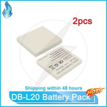 2 × Аккумулятор для Sanyo DB-L20 DBL20 Xacti VPC-C4V VCP-CG9 VPC-C1 DMX-C4 (D)