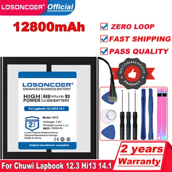 LOSONCOER 12800 мАч Аккумулятор Hi13 Для Планшетного ПК Chuwi Lapbook 12.3 Hi13 14.1 С 7-проводным Разъемом Аккумулятора