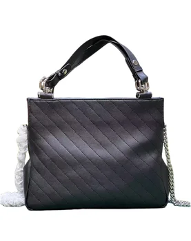 Женская роскошная сумка-тоут, модная цепочка с символом блокировки, сумка через плечо на одно плечо, кожаная пляжная сумка для путешествий, покупок, отдыха