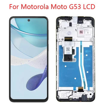 Оригинал для Motorola Moto G53 XT2355 XT2335-2 ЖК-дисплей с сенсорным экраном, панель дигитайзера в сборе, замена ЖК-дисплея