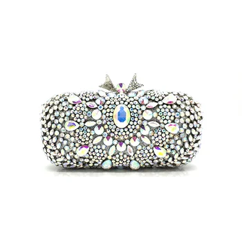 Женская сумочка для вечерней вечеринки с бриллиантами, роскошный кошелек, хрустальные клатчи, элегантные женские кошельки для новобрачных, сумка для свадебной вечеринки