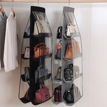 Подвесной органайзер для сумок, Шкаф, сумка для хранения сумок, шкаф, подвесной держатель для сумок с вешалкой, домашний органайзер