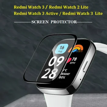 10ШТ 3D Мягкая Защитная пленка для экрана Xiaomi Redmi Watch 3 Active Smart Watch Против Царапин Защитная Пленка для Redmi Watch 2 Lite