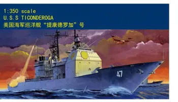MiniHobby 1/350 80701 USS Cruiser Ticonderoga в сборе модель