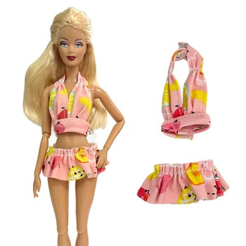 NK Новейший 1 комплект купальников Princess Fashion Sling Bikini, пляжный купальник для аксессуаров Barbie, кукла, лучшая игрушка в подарок для девочки