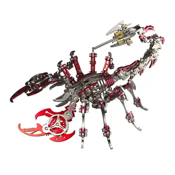 Металлический пазл 3D Scorpion Красочный набор моделей для подарков и украшения