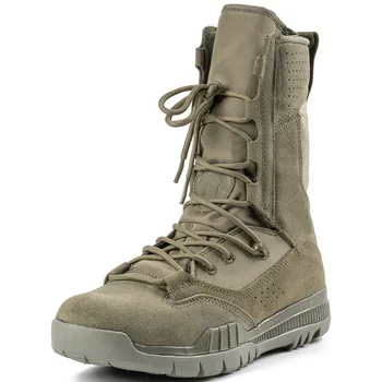 Новый тренд 2022 года, армейские боевые мужские ботинки, модная военная тактическая тренировочная обувь, Нескользящая мужская военная обувь, уличные ботинки для мужчин