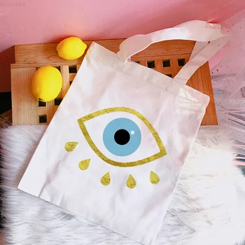 Хозяйственная сумка Blue Eye tote bolso shopping grocery shopper bolsas de tela сумка многоразового использования bolsas ecologicas reciclaje sac tissu