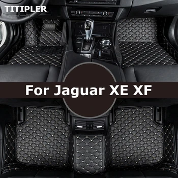 Автомобильные Коврики TITIPLER на заказ для Jaguar XE XF Foot Coche Аксессуары Ковры