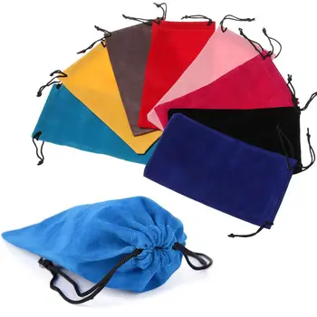 Мягкий однотонный футляр для оптических очков, сумки на шнурке, сумки для очков, тканевые сумки для очков, сумка для солнцезащитных очков