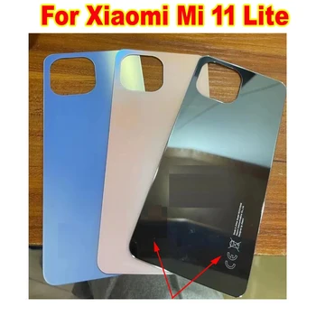 Оригинальная задняя панель LTPro Крышка батарейного отсека Задняя крышка корпуса для Xiaomi Mi 11 Lite Mi11 Lite Замена крышки корпуса телефона