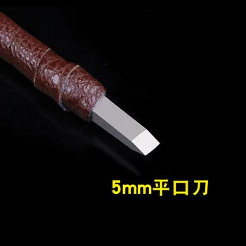 Нож из карбонизированной стали Высококачественный уплотнительный режущий инструмент Нож из вольфрамовой стали Ручной разделочный нож для деревообработки Разделочный нож