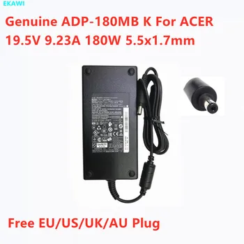 Подлинный ADP-180MB K 180 Вт 19,5 В 9.23А 5,5x1,7 мм Адаптер Переменного Тока Для Зарядного Устройства Для Ноутбука ACER