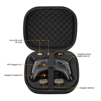 Сумка для хранения FPV Combo Goggles V2, портативная сумка, чехол для переноски аксессуаров для дрона Avata Flying Glasses, стиль B