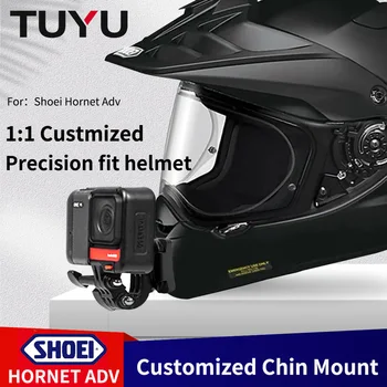 Для Shoei Hornet Adv Мотоциклетный Шлем с Индивидуальным Креплением на Подбородок для GoPro11 10 9 Insta360 One Rs X2X3 Аксессуары для Экшн-Камеры DJI