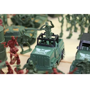 Набор из 307 фигурок солдат для военной игры, модель игрушек