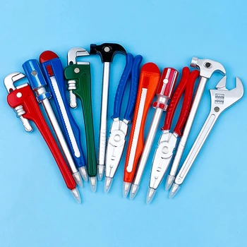 1 шт Индивидуальное оборудование Корейские канцелярские принадлежности Креативные шариковые ручки Качественная ручка Caneta Hammer Универсальная ручка для письма