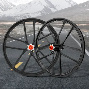 Съемное велосипедное колесо из сплава, Карбоновые спицы, отверстия для колесной пары, Гравийное колесо Elite с приводом от колеса велосипеда Roue Brouette, деталь велосипеда