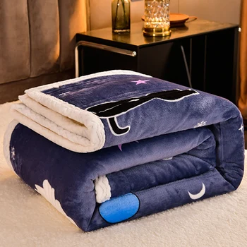 Одеяла и накидки на зиму в середине лета, теплое толстое постельное одеяло, домашнее утяжеленное одеяло для двуспальной кровати, тяжелое пушистое покрывало, детское пуховое одеяло