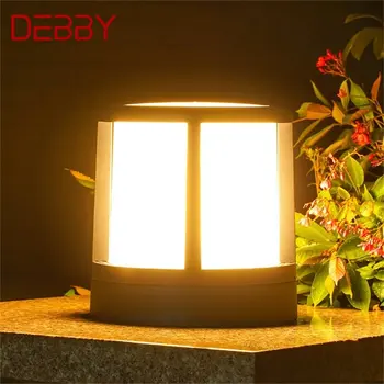 DEBBY Outdoor Contemporary Post Light LED Водонепроницаемый настенный светильник на столбе IP65 для домашнего сада