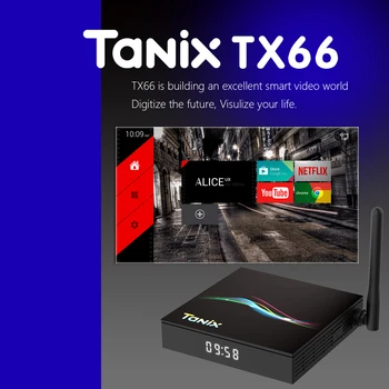 10ШТ TANIX TX66 TV BOX Android 11 RK3566 Четырехъядерный ARM Mali-G52 4G 32G BT 5.0 2.4G и 5G Wifi 8K Телеприставка медиаплеер vs TX68