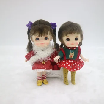 Кукла STO Dimples OB11 с сочлененным телом продается с париком обувью и одеждой