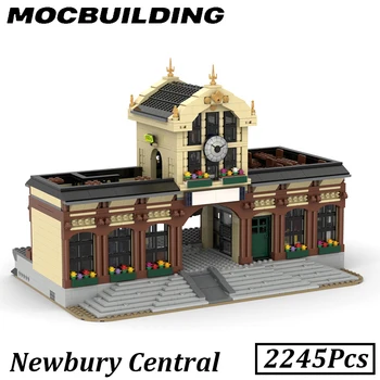 2245шт Newbury Central Model Architecture MOC Строительные блоки Кирпичный подарок для детей