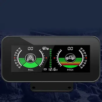 Автомобильный измеритель наклона Прибор безопасности Автомобильный инклинометр Датчик уровня наклона для грузовых автомобилей Принадлежности для автофургона