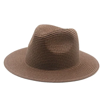 17 цветов, однотонная пляжная шляпа унисекс с широкими полями, затеняющая женскую летнюю уличную соломенную шляпу, джазовая кепка.