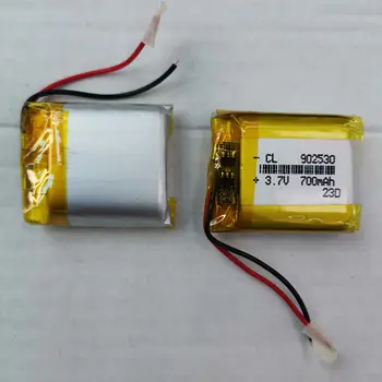 Литиевая батарея 3,7 В 2 провода 902530 092530P емкостью 700 мАч с платой защиты, используется для Bluetooth MP4 1 шт./лот