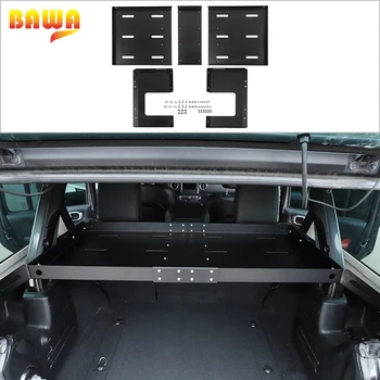 Аксессуары для багажника автомобиля BAWA для Jeep Wrangler JK JL 2007-2022 Багажная полка-органайзер для Wrangler JK