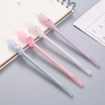 40 шт нейтральная ручка 0,5 мм учащиеся используют фирменную карбоновую ручку с милыми мультфильмами о литературе и искусстве оптом школьные принадлежности kawaii
