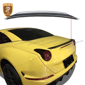 CSSCAR Заводская дешевая цена высококачественное Крыло Заднего Спойлера Ferrari Из Настоящего Углеродного Волокна Для California T Added-on Style 0069