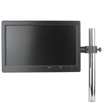 Промышленный монитор HDMI VGA AV с 10,1-дюймовым ЖК-дисплеем IPS + Подставка-держатель для стереомикроскопа, видеомикроскопа