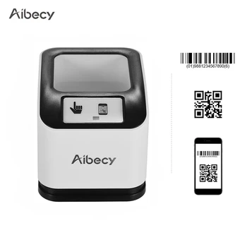 Aibecy 2200 1D / 2D / QR Сканер штрих-кодов CMOS Изображение Настольный Считыватель Штрих-кодов USB Сканер Штрих-кодов Всенаправленный Экран