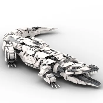 Horizon Snapmaw Machine Мех Крокодил Дикое Животное Фигурка Аллигатора Строительная Модель Комплект MOC Zoo Фигурка Кирпичная Игрушка Детский Подарок