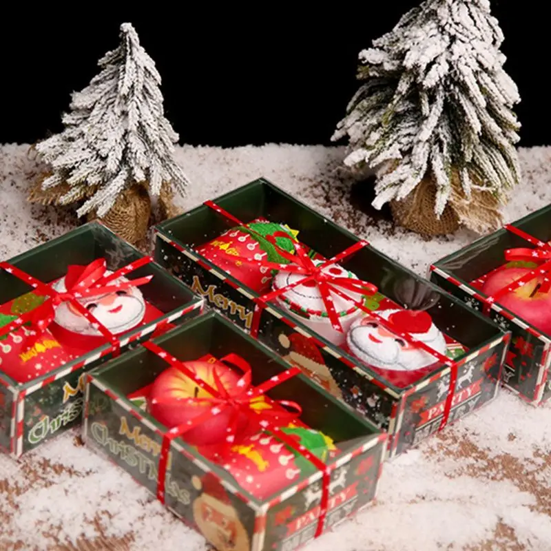 1 коробка Уникальной рождественской елки, снеговика, Санта-Клауса, полотенца для фестивальных подарков, вечеринок, предметов домашнего декора. . ' - ' . 3