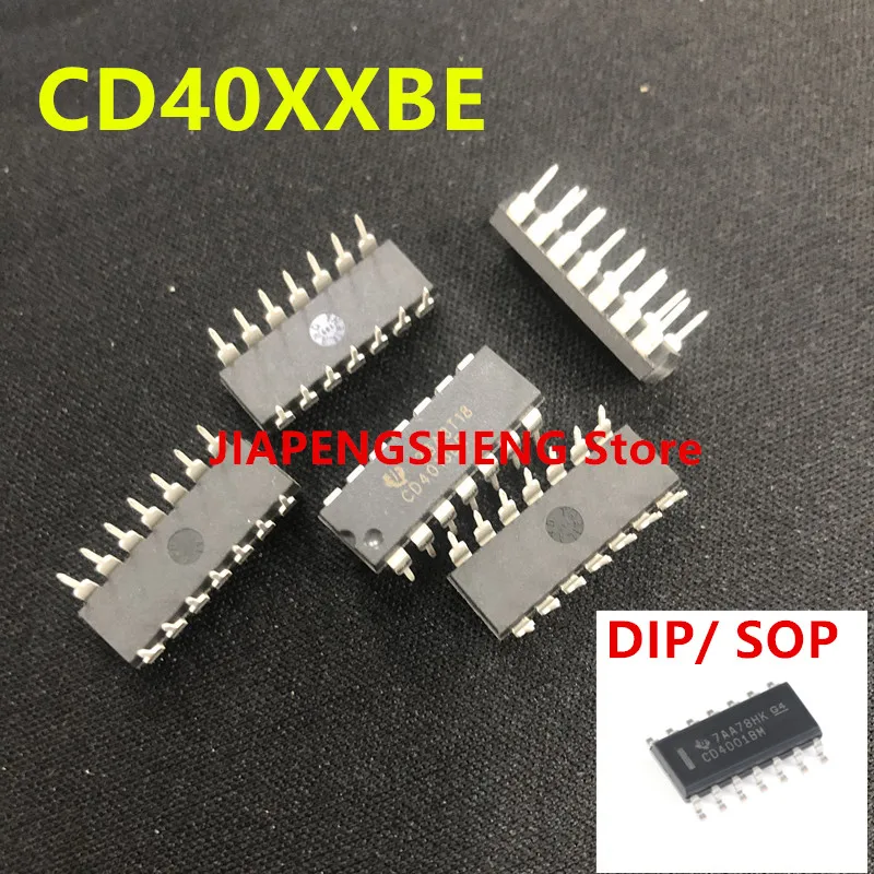 10ШТ Двойной j-k ведущий-ведомый триггер CD4027BE CD4027BM чип SOP/DIP - 16 логический чип . ' - ' . 0