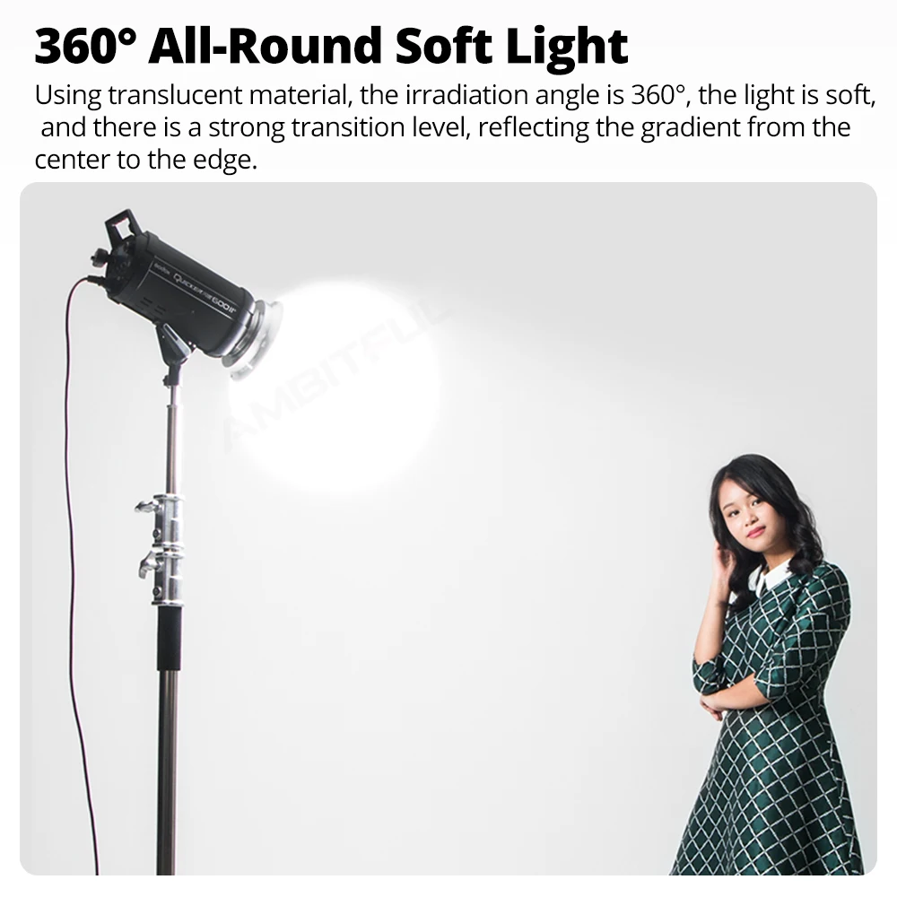 15 см 30 см Универсальный рассеиватель для фотосъемки с мягким шариком Bowens Mount Dome Softbox студийные аксессуары для студийной вспышки . ' - ' . 2