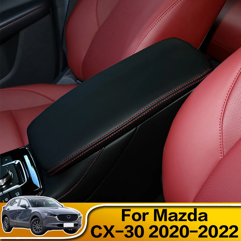 1ШТ Автомобильные Подлокотники Крышка Коробки Украшения Центральной Консоли Салона Автоаксессуары Для Mazda CX-30 CX30 CX 30 2020 2021 2022 . ' - ' . 0
