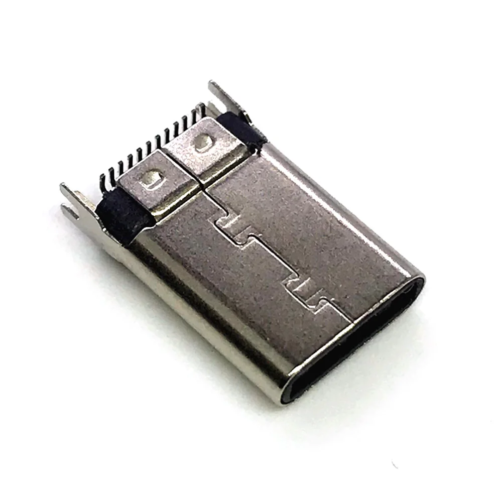 2-5 шт Миниатюрный разъем USB 3.1 Type-C 24-Контактный Штекерный Разъем С Шиной SMT Двухрядный патч-штекерный разъем Tail Tail plug Connector . ' - ' . 1