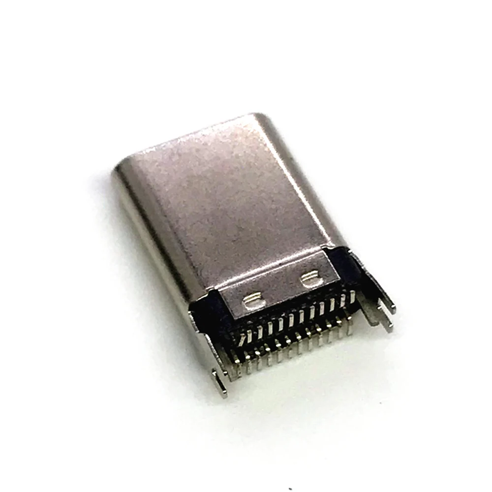 2-5 шт Миниатюрный разъем USB 3.1 Type-C 24-Контактный Штекерный Разъем С Шиной SMT Двухрядный патч-штекерный разъем Tail Tail plug Connector . ' - ' . 3