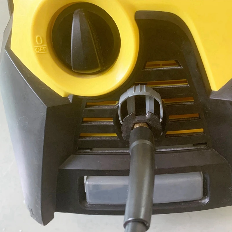 2 комплекта желто-серого цвета для Karcher K2 K3 K7 для мойки высокого давления и замены шланга C-образный зажим для подключения шланга к машине . ' - ' . 2