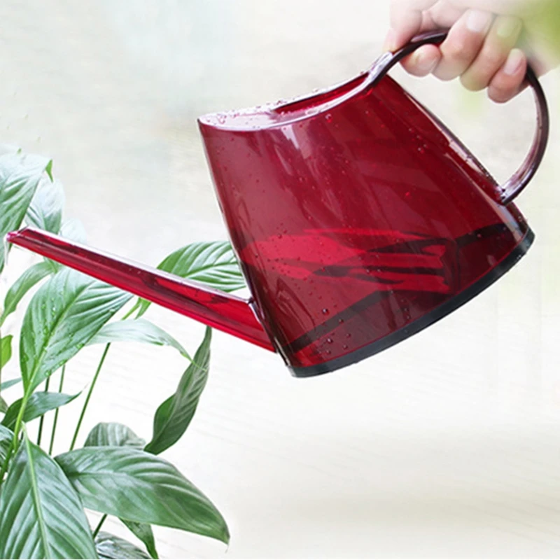2021 Новая Лейка Прозрачный чайник с длинным носиком Садовый цветочный горшок в скандинавском стиле для комнатных и уличных растений Бонсай 1,4 л . ' - ' . 1