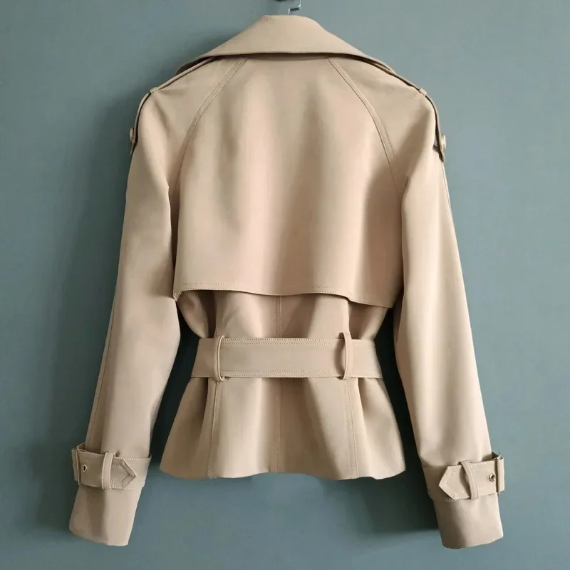2023 Новая осенняя Корейская свободная женская куртка с длинным рукавом, короткая ветровка, женские куртки, повседневное базовое пальто, Верхняя одежда, топы . ' - ' . 1