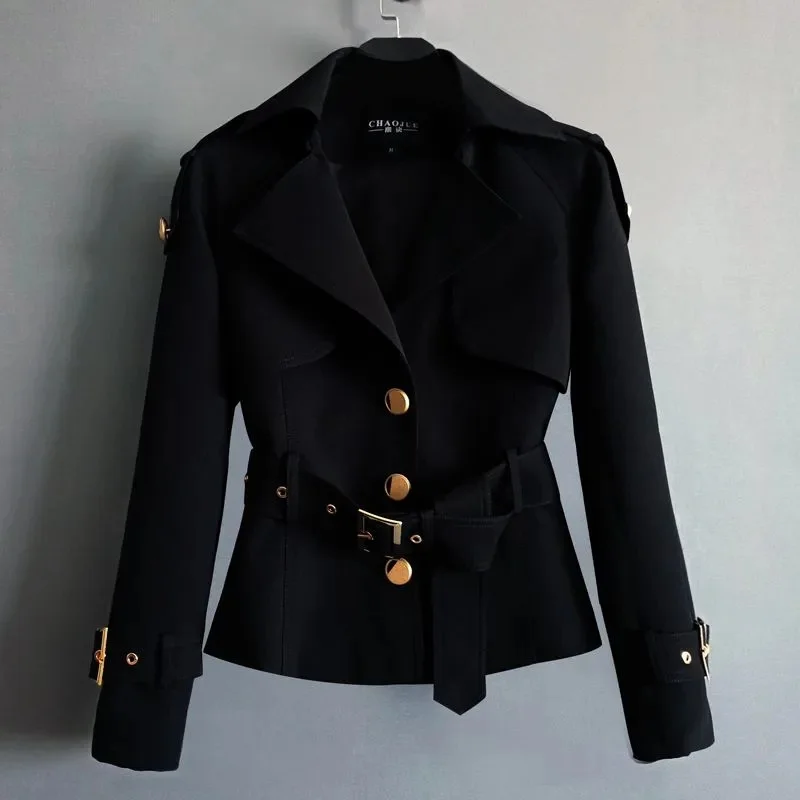 2023 Новая осенняя Корейская свободная женская куртка с длинным рукавом, короткая ветровка, женские куртки, повседневное базовое пальто, Верхняя одежда, топы . ' - ' . 2